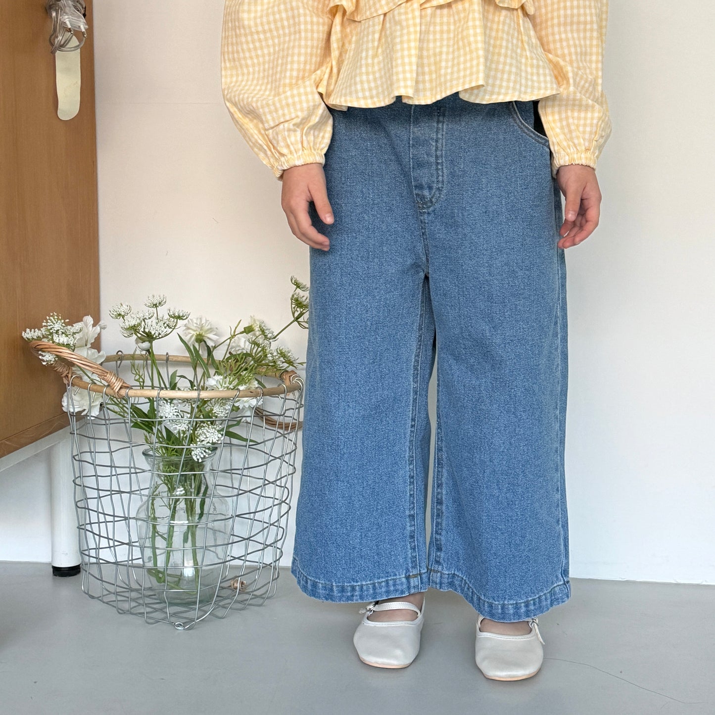 [PRE-ORDER] Move capri denim pants