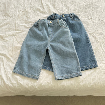 [PRE-ORDER] Move capri denim pants