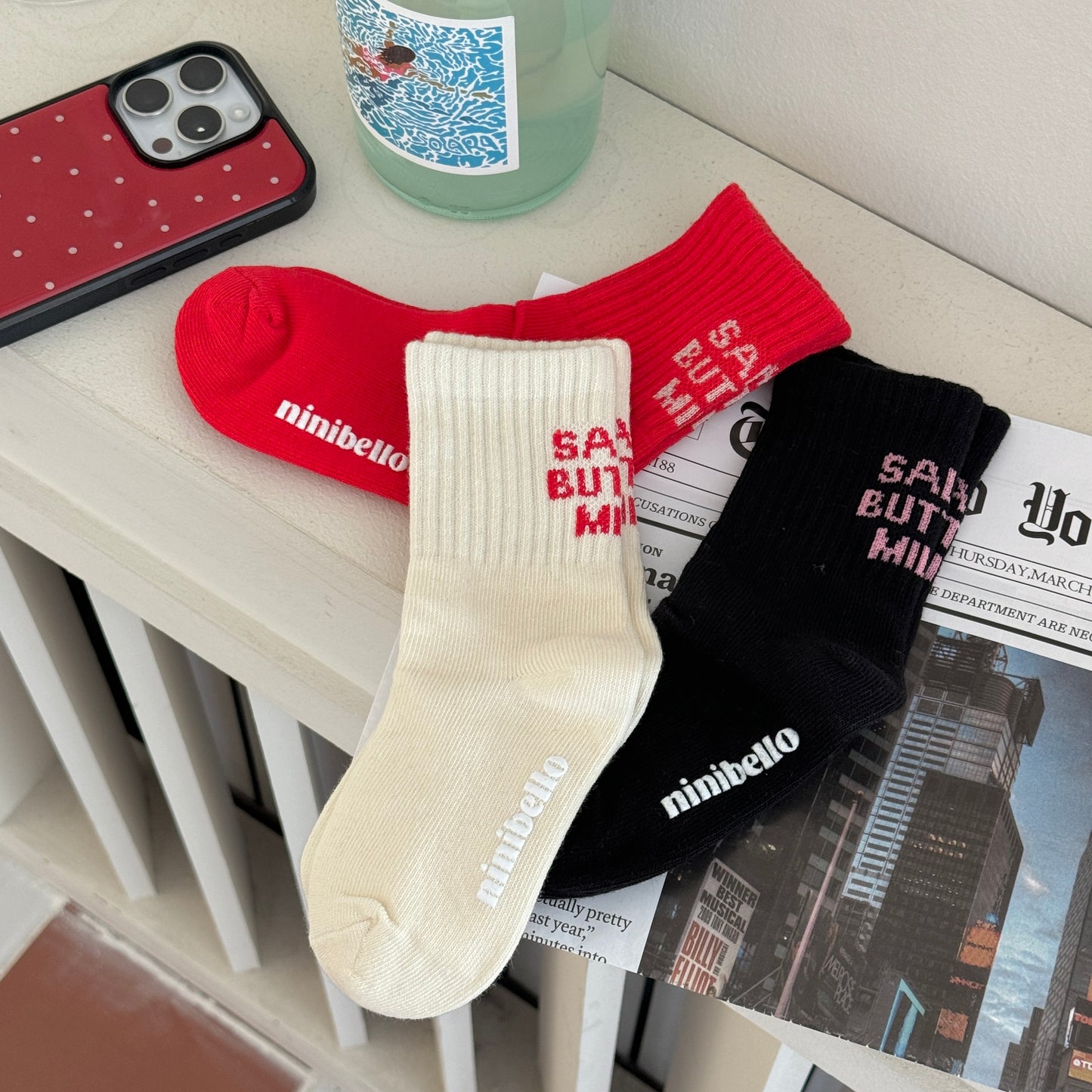 [PRE-ORDER] Salt Butter Milk socks set