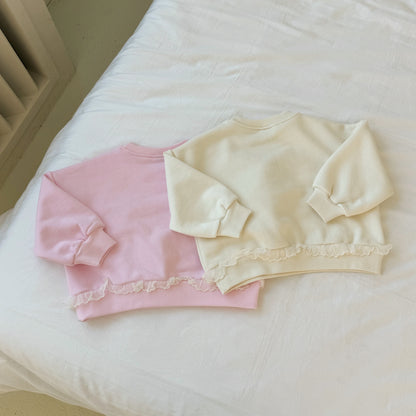 [PRE-ORDER] Ballet bear frill sweatshirt