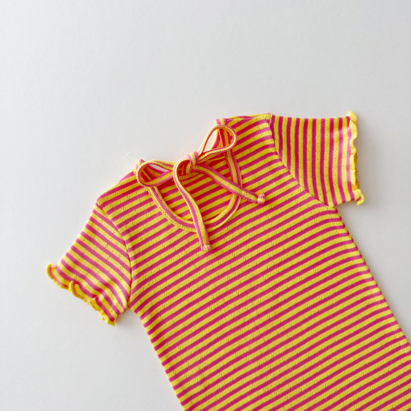 [PRE-ORDER] Striped ribbon dresss