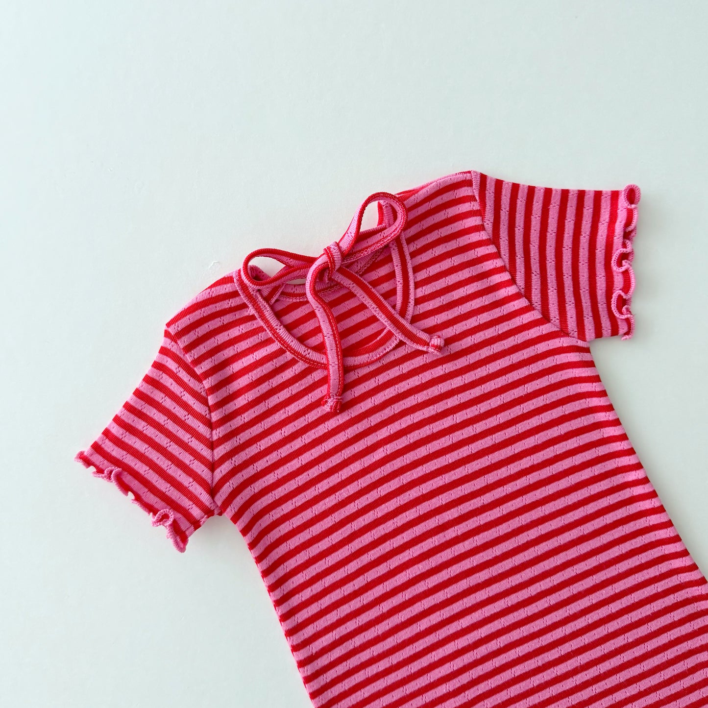 [PRE-ORDER] Striped ribbon dresss