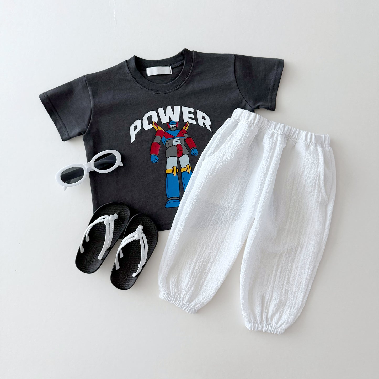 Power robot t-shirt [ivory XL]