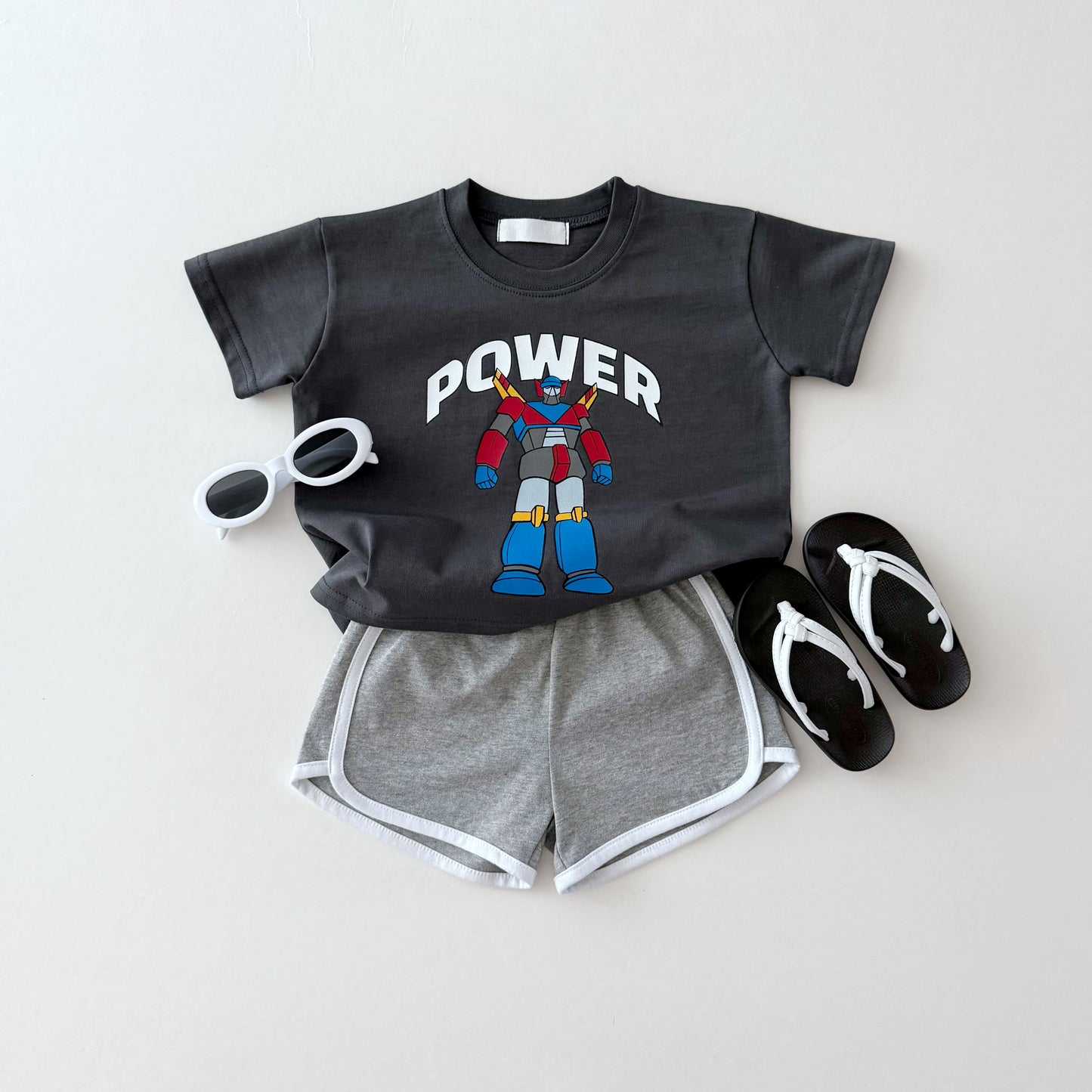 Power robot t-shirt [ivory XL]