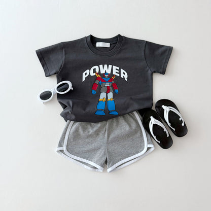 Power robot t-shirt [ivory XL]