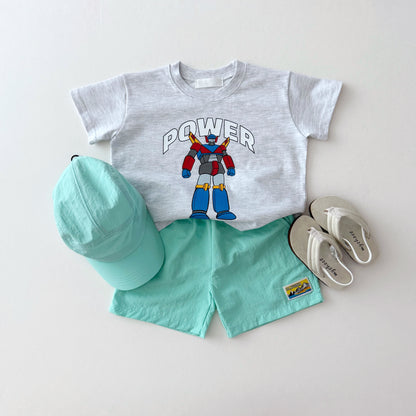 Power robot t-shirt [ivory XL]