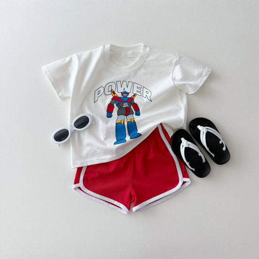 Power robot t-shirt [ivory XL]