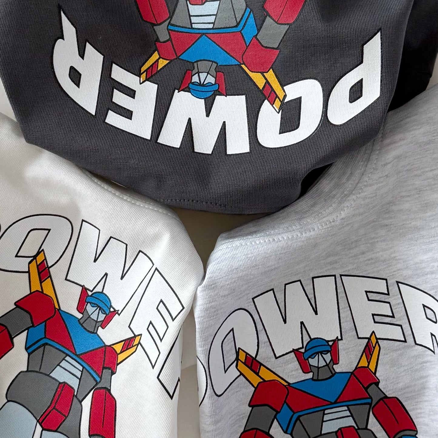 Power robot t-shirt [ivory XL]