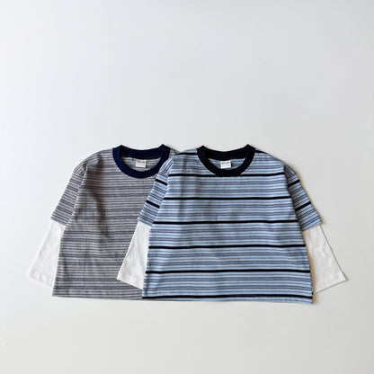 [PRE-ORDER] Layered stripe tee