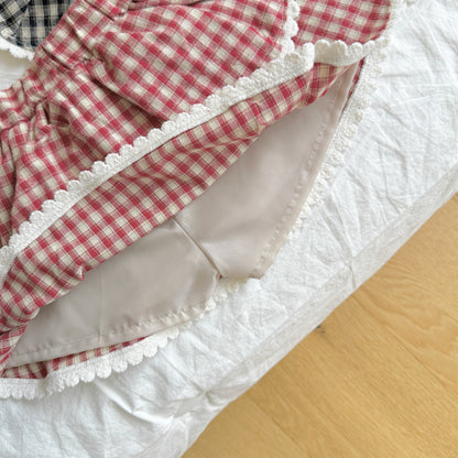 [PRE-ORDER] Cozy Check Skirt