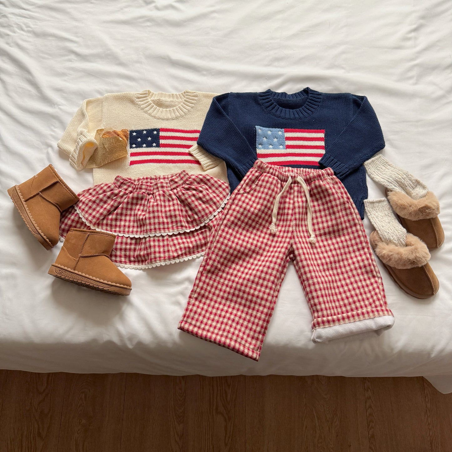 [PRE-ORDER] Cozy Check Skirt