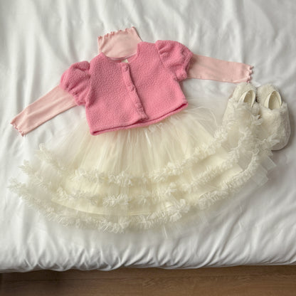 [PRE-ORDER] Macaron Half Cardigan