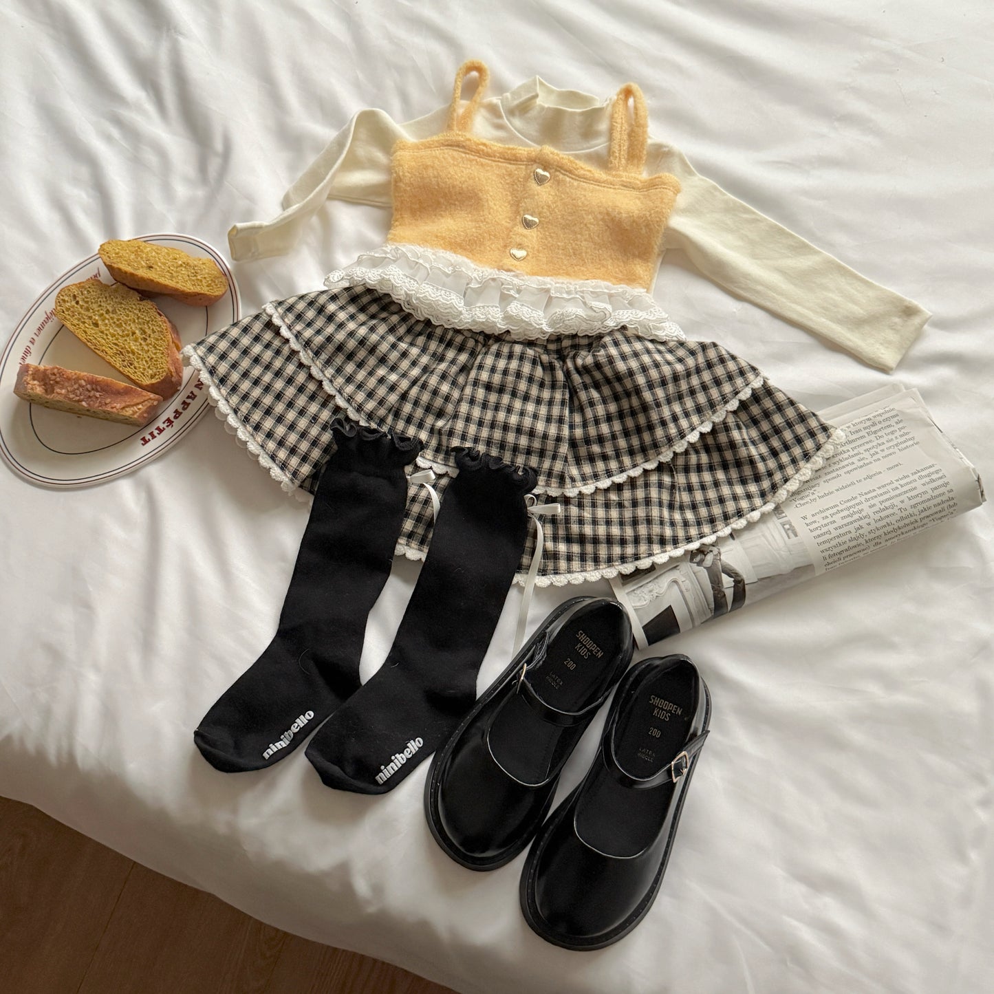 [PRE-ORDER] Cozy Check Skirt