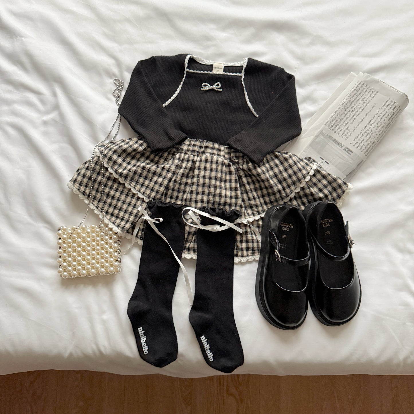 [PRE-ORDER] Cozy Check Skirt