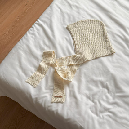 [PRE-ORDER] Handmade Knit Hoodie Muffler