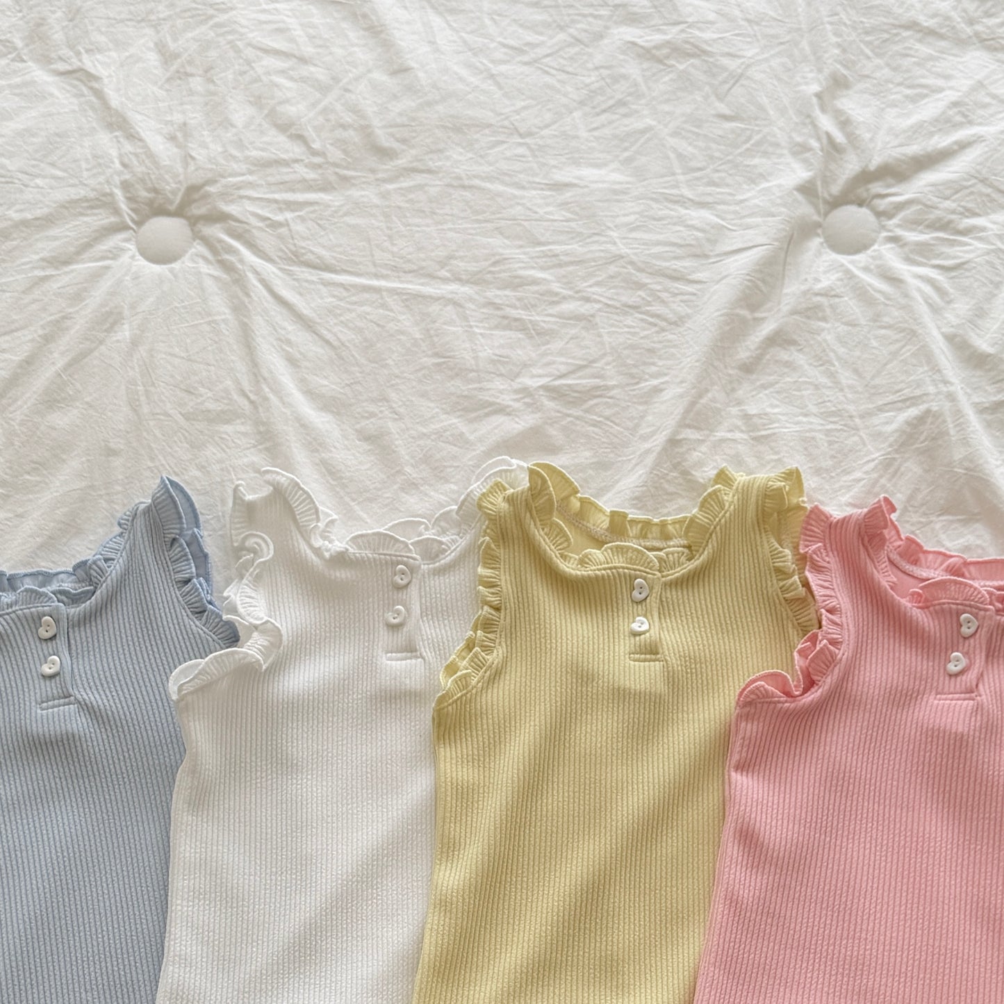 [PRE-ORDER] Romi frilly sleeveless top