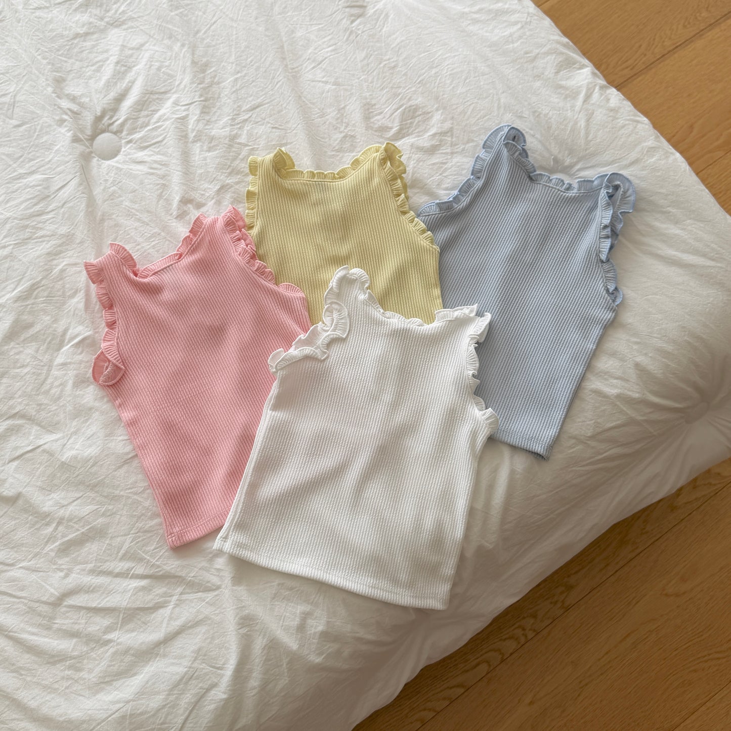 [PRE-ORDER] Romi frilly sleeveless top