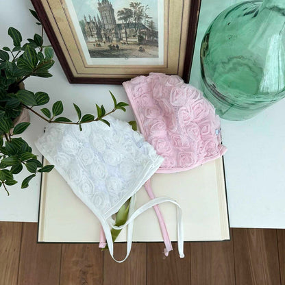 [PRE-ORDER] Rose lace swim hat