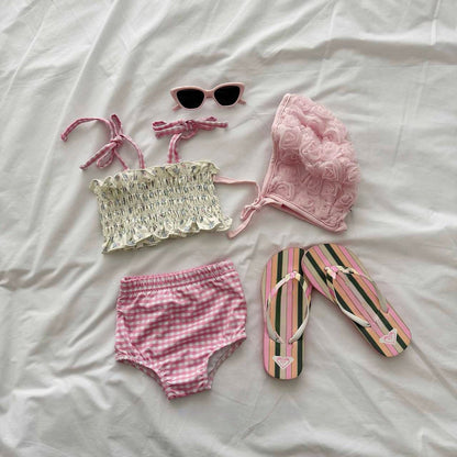 [PRE-ORDER] Rose lace swim hat