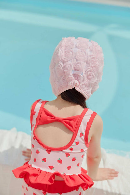 [PRE-ORDER] Rose lace swim hat