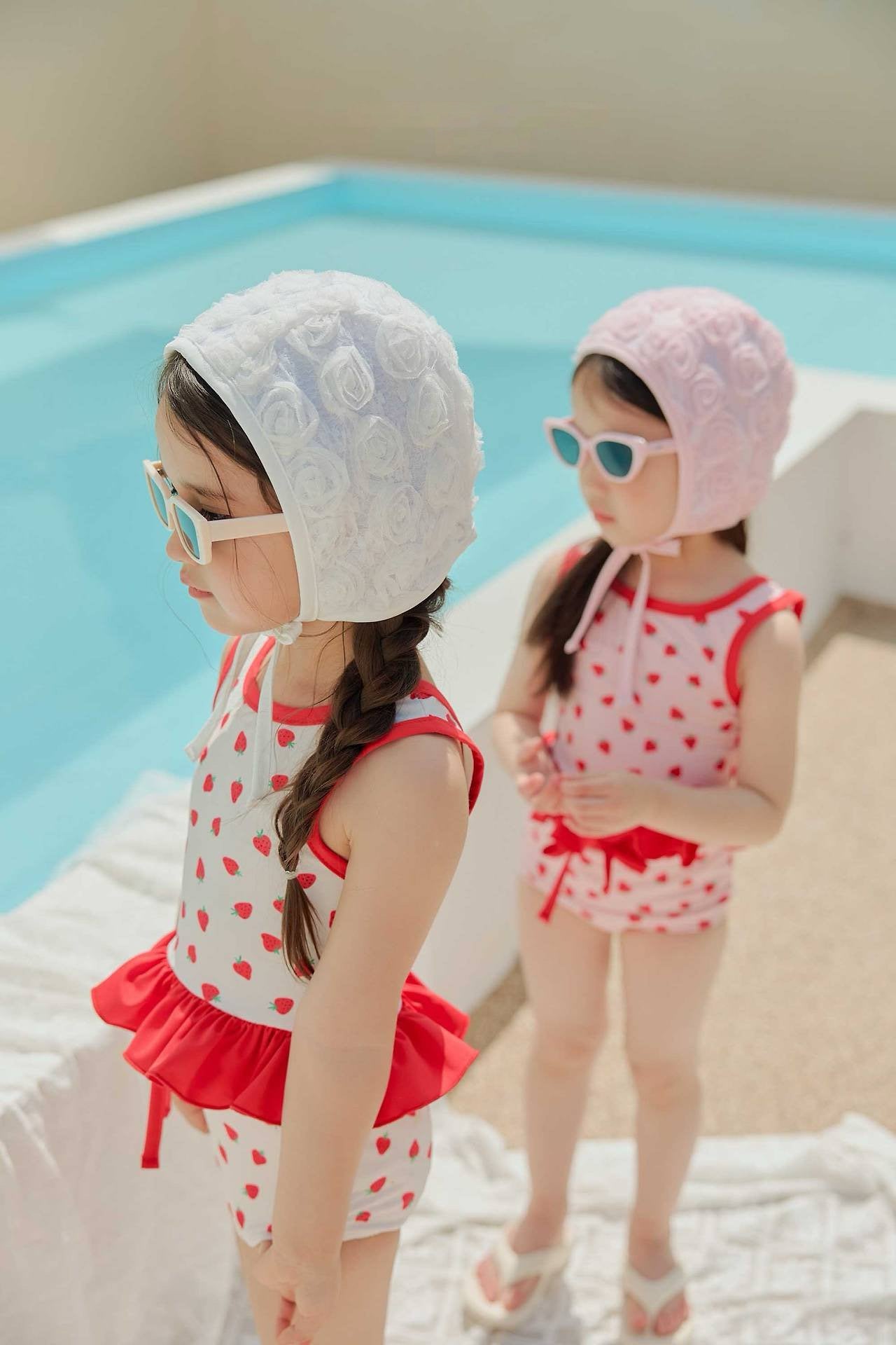 [PRE-ORDER] Rose lace swim hat