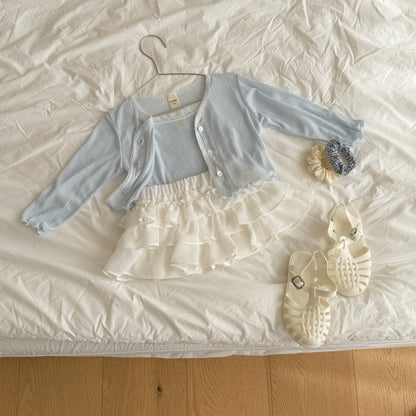 [PRE-ORDER] Sherbet Sleeveless Cardigan Set
