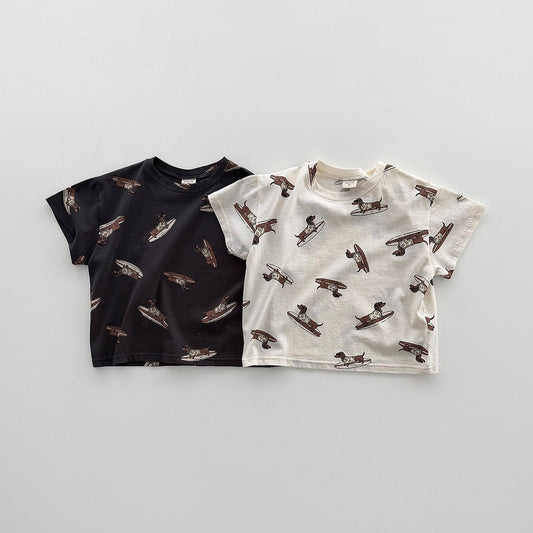 [PRE-ORDER] Surfing Dog T-shirt