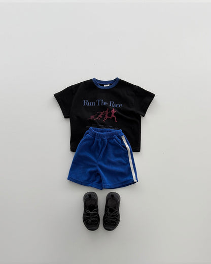 [PRE-ORDER] Terry line tape shorts