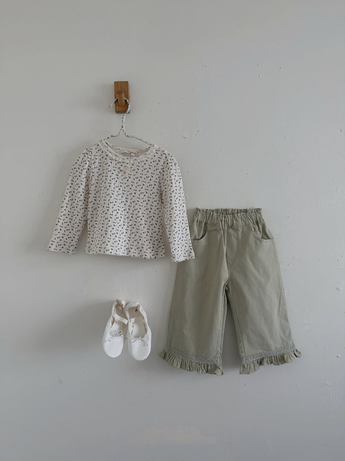 [PRE-ORDER] Frilled Lace Cotton Pants