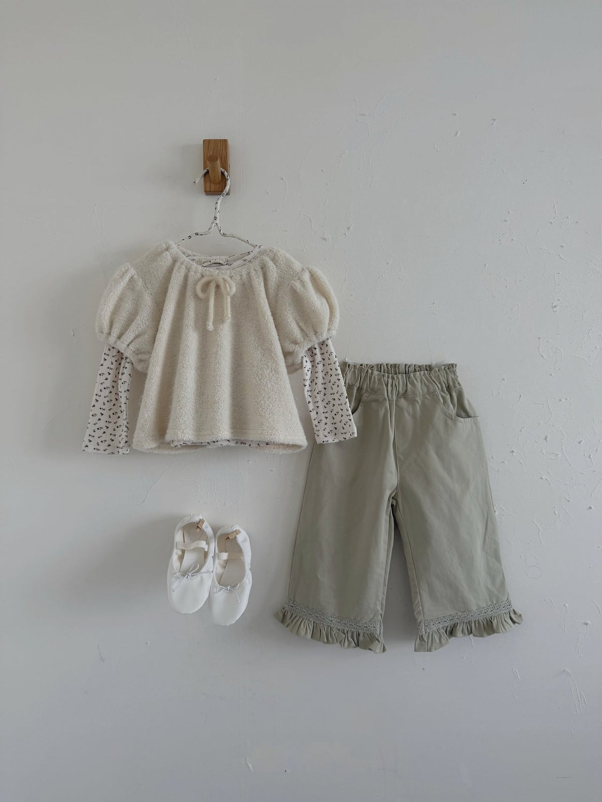 [PRE-ORDER] Frilled Lace Cotton Pants