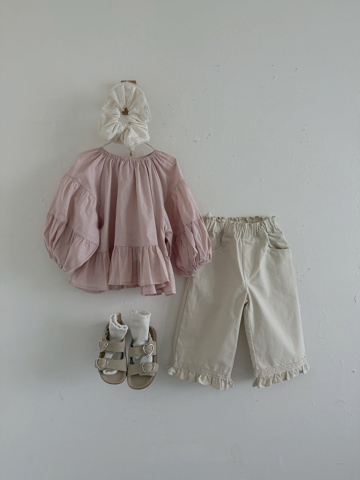 [PRE-ORDER] Frilled Lace Cotton Pants