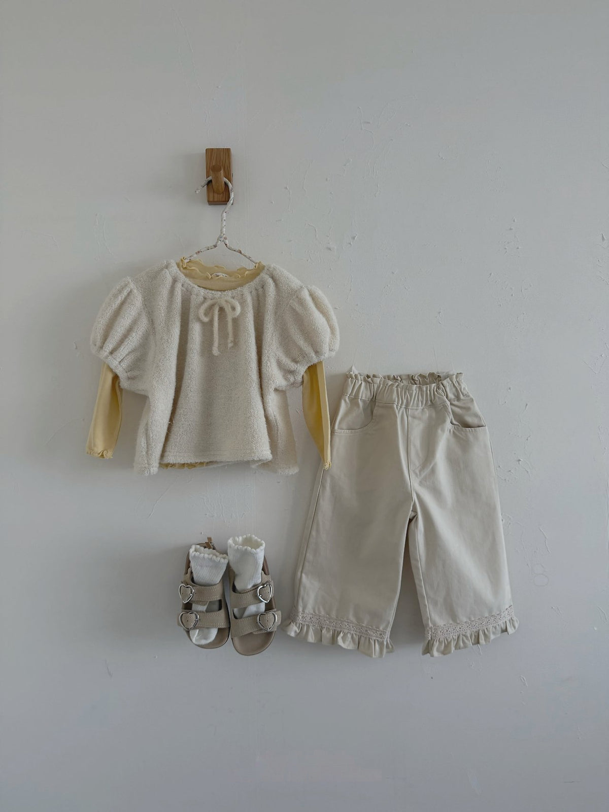 [PRE-ORDER] Frilled Lace Cotton Pants