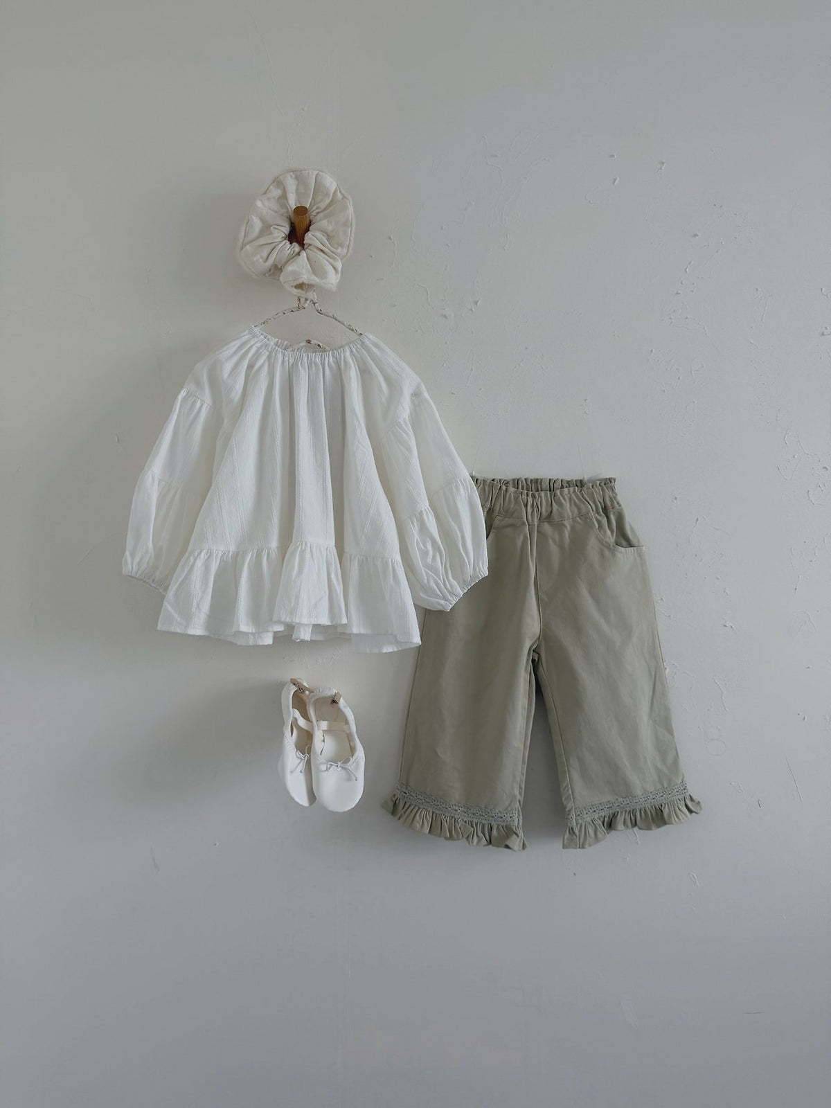 [PRE-ORDER] Frilled Lace Cotton Pants