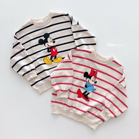 Disney Striped Sweatshirt [S,M,L]