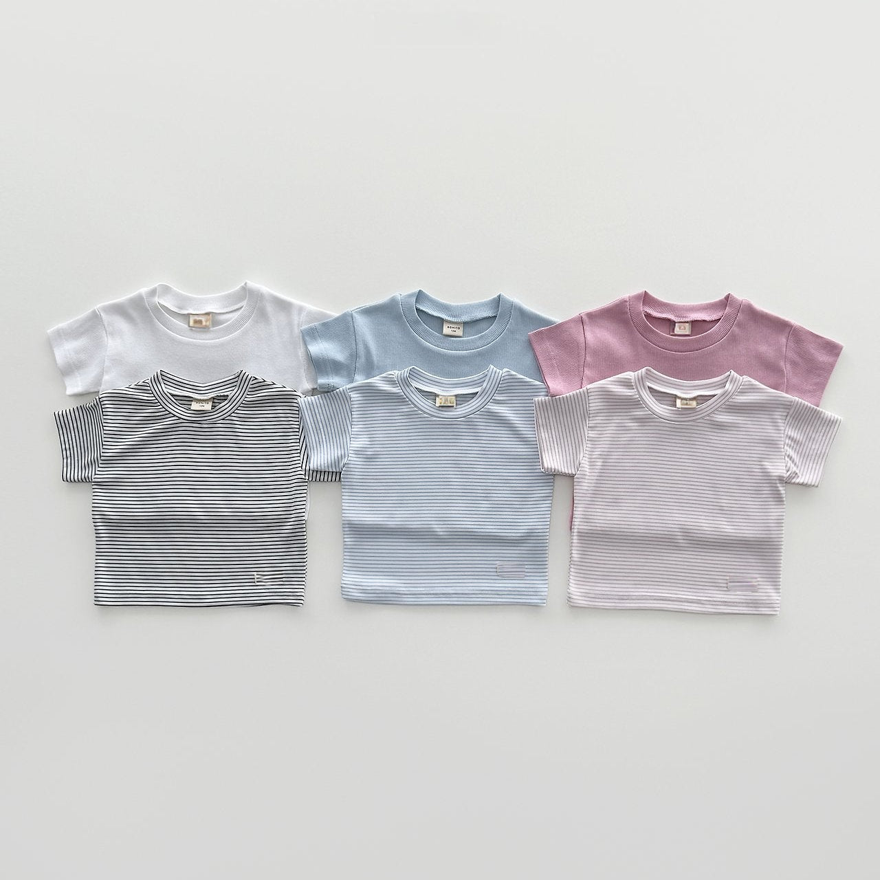 [PRE-ORDER] Bebe ribbed 1+1 T-shirts