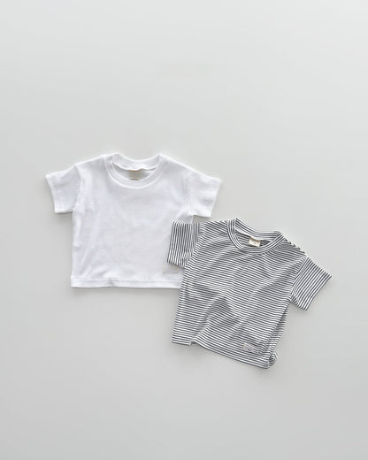 [PRE-ORDER] Bebe ribbed 1+1 T-shirts