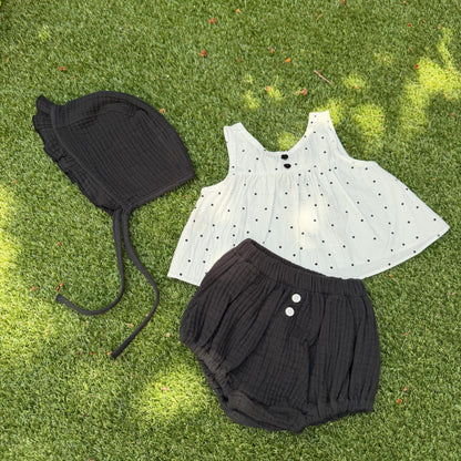 [PRE-ORDER] Bebe Kongkong Frill Bonnet