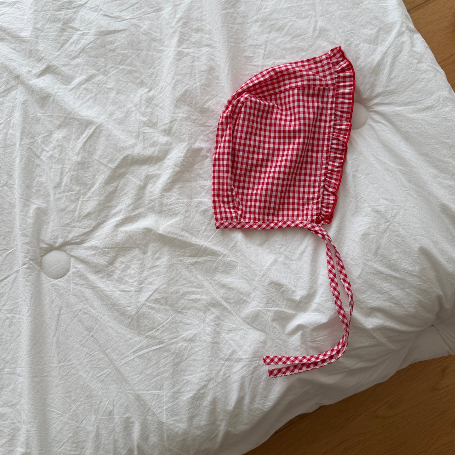 [PRE-ORDER] Bebe Kongkong Frill Bonnet