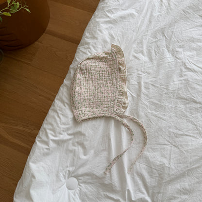[PRE-ORDER] Bebe Kongkong Frill Bonnet