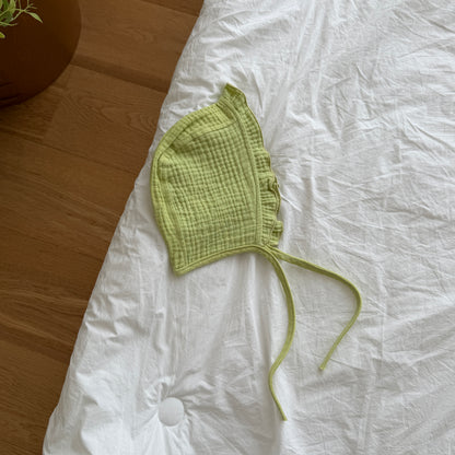 [PRE-ORDER] Bebe Kongkong Frill Bonnet