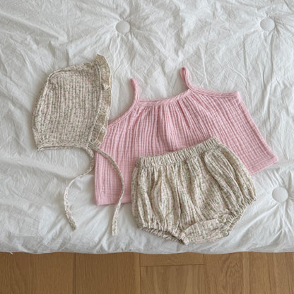 [PRE-ORDER] Bebe Kongkong Frill Bonnet