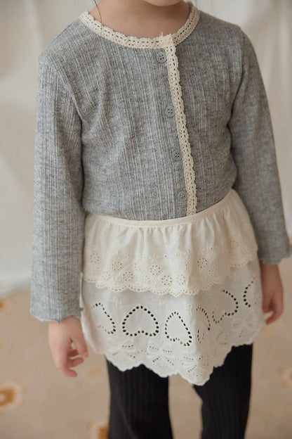 [PRE-ORDER] Natural Lace Cardigan