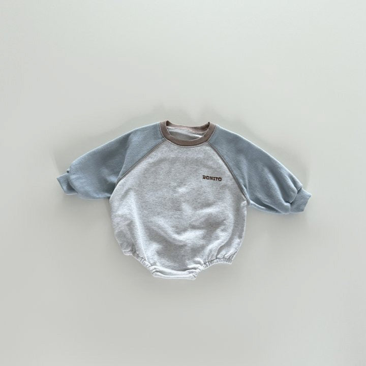 [PRE-ORDER] Color-block raglan onesie