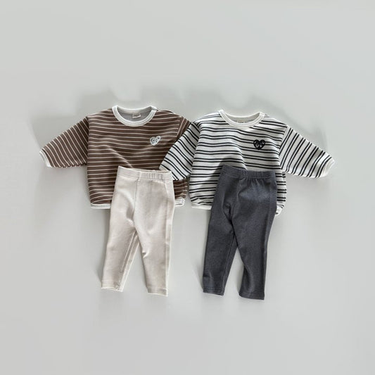 [PRE-ORDER] Striped top & leggings set