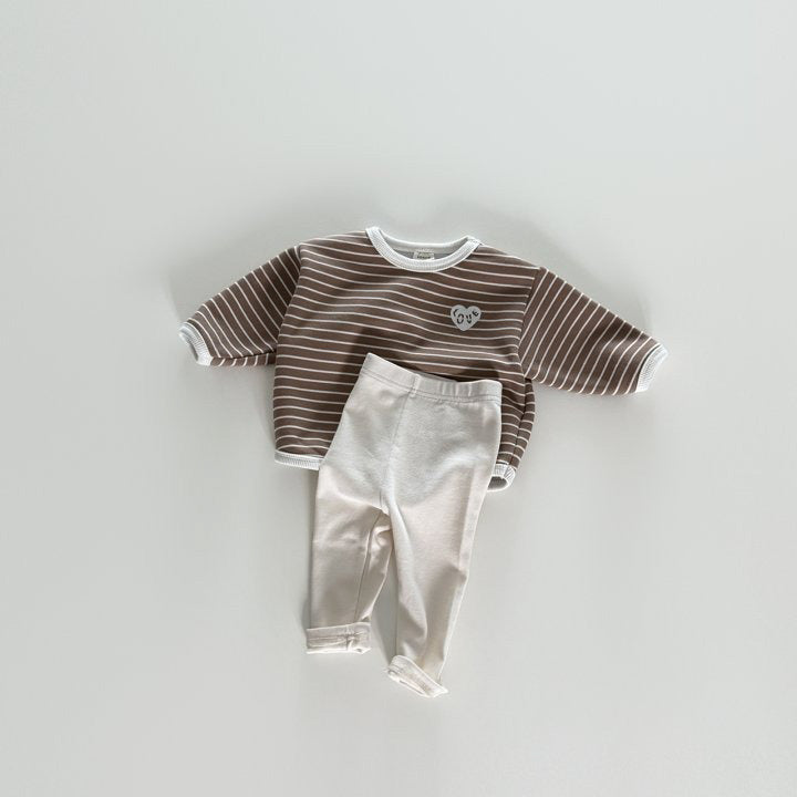 [PRE-ORDER] Striped top & leggings set
