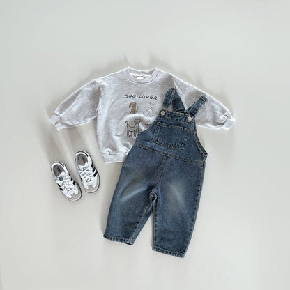 [PRE-ORDER] Denim floral overalls