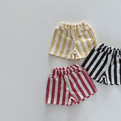 Summer line shorts [red, yellow]
