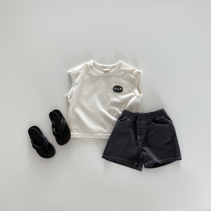 Everyday denim shorts[light-blue, blue, charcoal]