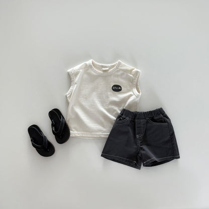 Everyday denim shorts[light-blue, blue, charcoal]