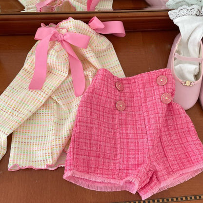 Shoulder Ribbon Tee [XS]